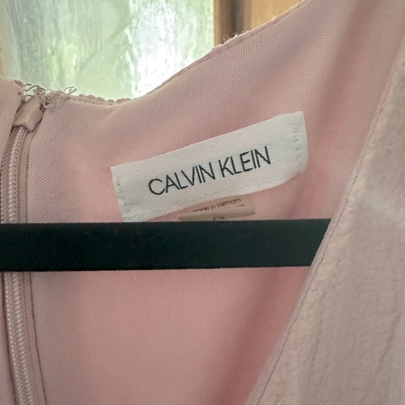 Calvin Klein Pink Tiered Tie Front Sundress - Picture 3 of 3